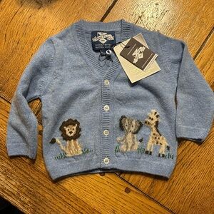 Thomas brown for trotters london wool baby sweater